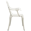 vidaXL Aluminum Medium Furniture Set in White