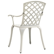 vidaXL Aluminum Medium Furniture Set in White