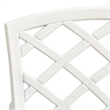 vidaXL Aluminum Medium Furniture Set in White
