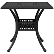 vidaXL Aluminum Medium Bistro Set in Black