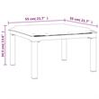 vidaXL Garden Lounge Set in Black/Gray