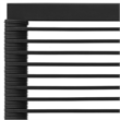 vidaXL Garden Lounge Set in Black/Gray