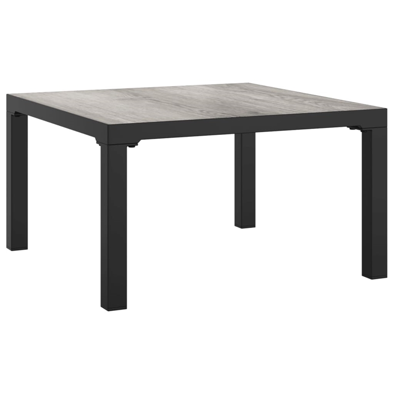 vidaXL 5 Piece Garden Lounge Set in Black/Gray