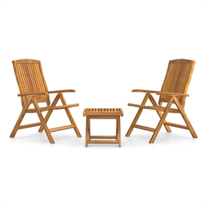 vidaXL Wood Medium Garden Lounge Set