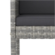 vidaXL 9 Piece Bar Set in Black/Gray