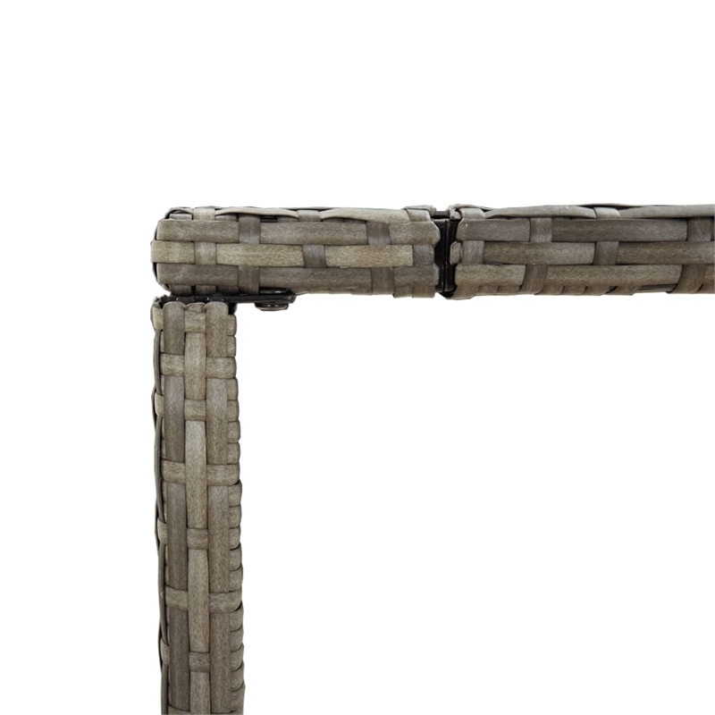 vidaXL 9 Piece Bar Set in Black/Gray