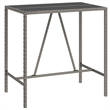 vidaXL 7 Piece Steel Bar Set in Black/Gray