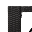 vidaXL 5 Piece Steel Bar Set in Black/White/Cream
