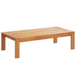vidaXL 3 Piece Solid Acacia Wood Sofa Set in Gray/Natural