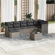 vidaXL Steel Sofa Set in Gray