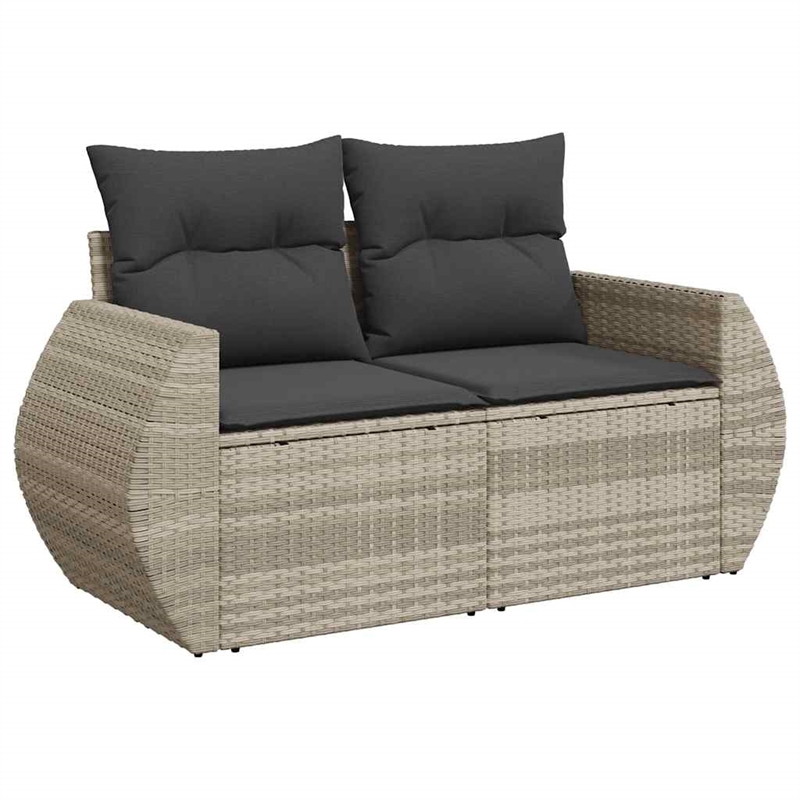 vidaXL 5 Piece Sofa Set in Gray/Anthracite