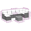 vidaXL Steel Sofa Set in White/Cream/Beige