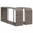 vidaXL 10 Piece Steel Sofa Set in Gray