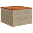 vidaXL 9 Piece Poly Rattan Sofa Set in Beige