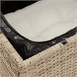 vidaXL 9 Piece Poly Rattan Sofa Set in Beige