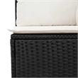vidaXL 8 Piece Poly Rattan Sofa Set in Black