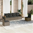 vidaXL 6 Piece Sofa Set in Gray