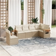 vidaXL Steel Sofa Set in Beige
