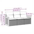 vidaXL 3 Piece Poly Rattan Sofa Set in Beige