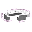vidaXL Sofa Set in White/Cream/Beige