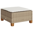 vidaXL 5 Piece Sofa Set in White/Cream/Beige