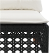 vidaXL 10 Piece Sofa Set in Black/White/Cream