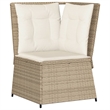vidaXL 5 Piece Lounge Set in Brown/Beige
