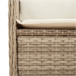 vidaXL 5 Piece Lounge Set in Brown/Beige