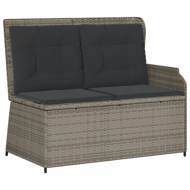 vidaXL 5 Piece Large Garden Lounge Set in Gray/Brown