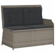vidaXL 5 Piece Large Garden Lounge Set in Gray/Brown