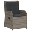 vidaXL 5 Piece Large Garden Lounge Set in Gray/Brown