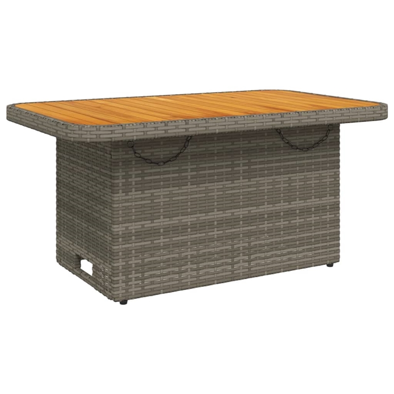 vidaXL 5 Piece Large Garden Lounge Set in Gray/Brown