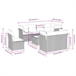 vidaXL 9 Piece Sofa Set in Gray