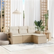 vidaXL Garden Sofa Set in Beige