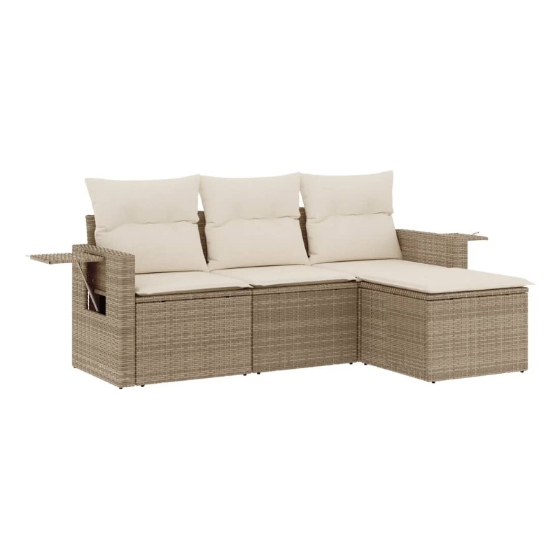 vidaXL Garden Sofa Set in Beige