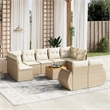 vidaXL 10 Piece Sofa Set in Beige