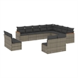 vidaXL Large Sofa Set in Gray