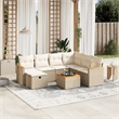 vidaXL 8 Piece Sofa Set in Beige