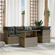 vidaXL 6 Piece Sofa Set in Gray