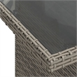 vidaXL Poly Rattan Sofa Set in Gray