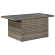 vidaXL 9 Piece Poly Rattan Sofa Set in Gray