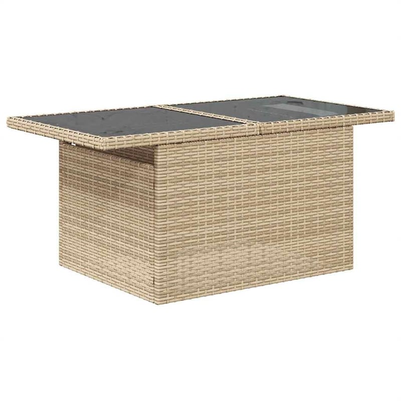 vidaXL 5 Piece Poly Rattan Sofa Set in Beige