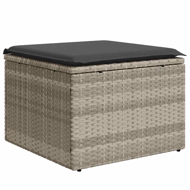 vidaXL 6 Piece Steel Sofa Set in Gray/Anthracite