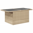 vidaXL 5 Piece Poly Rattan Sofa Set in Beige