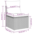 vidaXL Steel Sofa Set in Beige