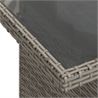 vidaXL 7 Piece Poly Rattan Sofa Set in Gray