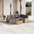 vidaXL 8 Piece Sofa Set in Beige