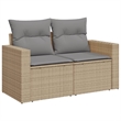 vidaXL 8 Piece Sofa Set in Beige