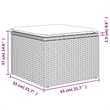 vidaXL 8 Piece Poly Rattan Sofa Set in Gray