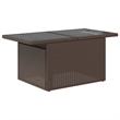 vidaXL 8 Piece Poly Rattan Sofa Set in Brown